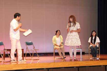 ステージで行われたリレートーク