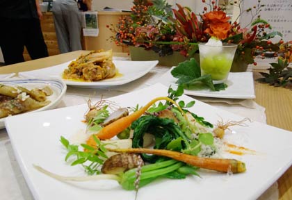 小松シェフ創作による料理