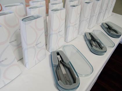マルト長谷川工作所がリブランドした「MARUTO」のパッケージなど