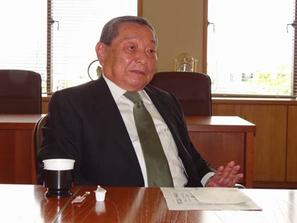 3期9年間、会頭を務めた山崎会頭