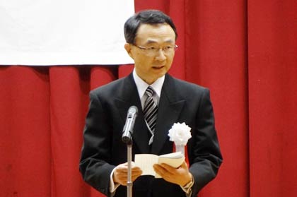  笹川民雄校長の式辞