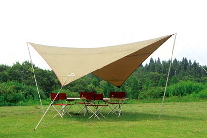 「HDタープ"シールド"ウイング オールグレー」（26,800円）