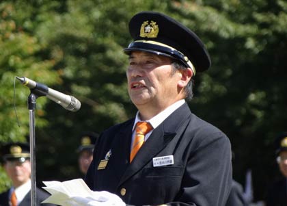 長谷川団長の謝辞