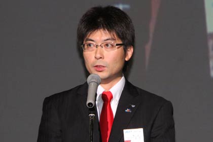 燕三条JCの早川理事長のあいさつ
