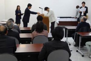 10月30日開かれた「Made in TSUBAME of the year 2010-2013」表彰式