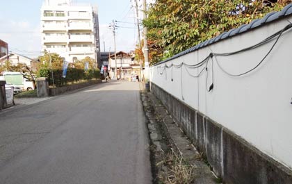  植木市の出店がなく、せっかく用意した仮設の電線が無用の長物に