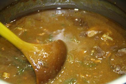 金賞・燕東小6年関川大和君の「ナッシースープカレー」
