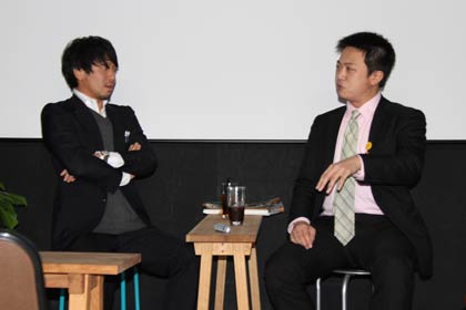 28日行われたトークライブ「三条まんなかトーク番外編　斎藤和真 vs 近藤雅哉」