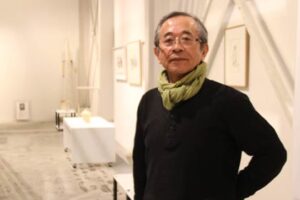 3周年記念の4つの企画展を立て続けに開いているギャラリー「D+5 ART GALLERY」で代表の福田さん