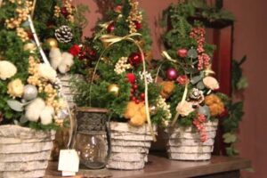 フラワーショップ「palette et riz」で人気のクリスマスアレンジメントが人気