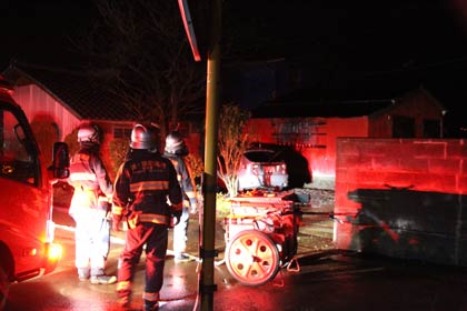 燕市中川のぼやがあった現場