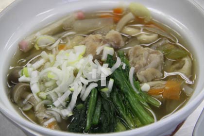 完成した5つの家庭の雑煮