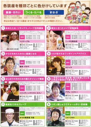  三条まちのゼミナールの教室の内容