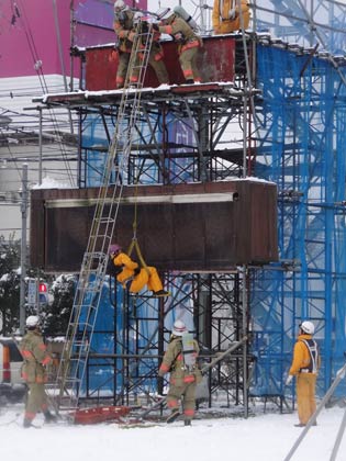 高層建物総合訓練