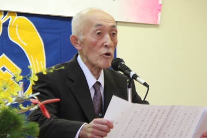 栗林会長の式辞