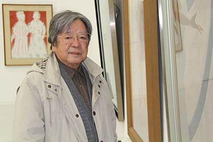  ＝三条市名誉市民岩田正巳生誕120周年記念展「岩田正巳展」を訪れた日本画家、穂刈春雄さん