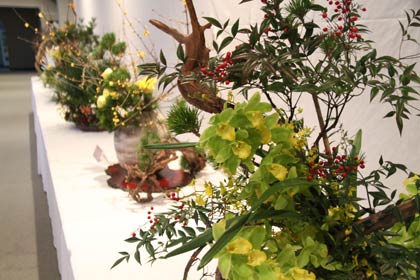 加茂いけばな協会によるいけばな展
