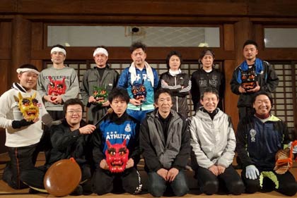 本成寺の鬼踊りを守り伝える本成寺鬼踊り奉賛会