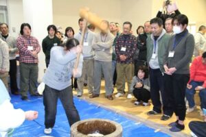グッデイいきいきサポートセンターで行われた青空福祉会の合同新年会