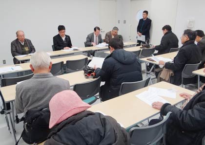 第1回口頭弁論後に開かれた記者会見