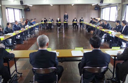 平成25年度第3回三条市防災会議