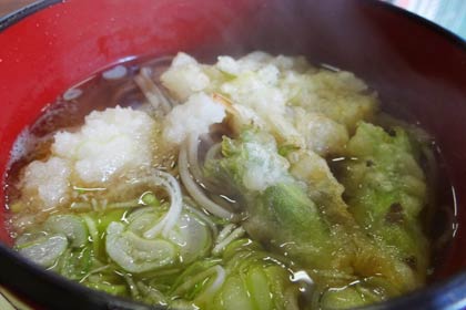  昨年の「お日待ちそばまつり」のそば