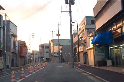 3日の宮町商店街のようす