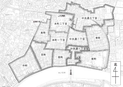  燕地区第5次住居表示区域