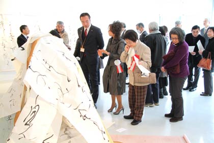独創的な展示手法の会場