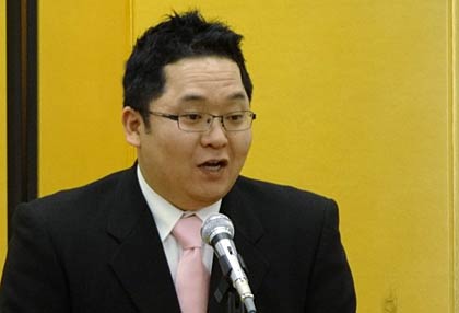  ＝若衆会の原田会長のあいさつ