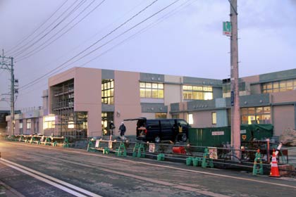 建設中のよしだ保育園