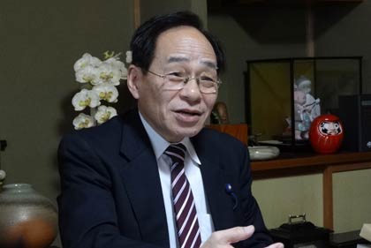 田上町長選出馬を表明した田上町議の皆川忠志氏
