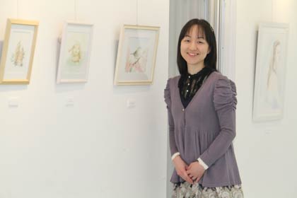 会場の渡辺花子さん