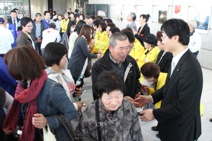 南相馬燕会を見送る
