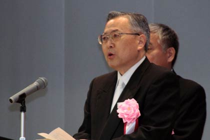 遠藤第一中校長のあいさつ