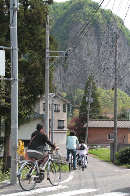 車では見落としがちな風景が新鮮に映る
