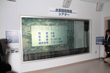 水害降雨再現シアター