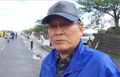 南相馬市での田んぼアート実現に向けた視察も兼ねて参加した南相馬燕会代表の水谷さん