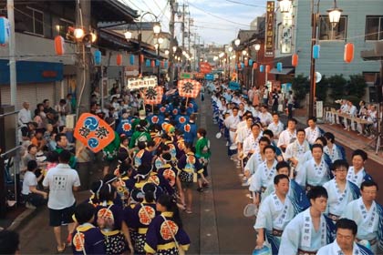 2,000人が参加した燕ばやし大会