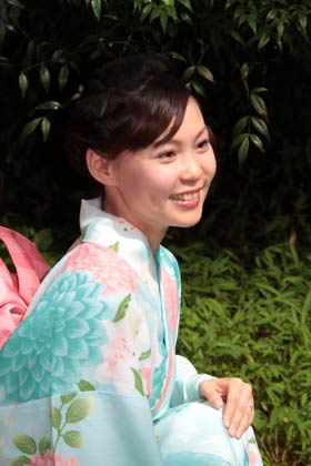 モデルの山井瑶子さん