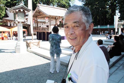 魚沼神社総代の若井吾郎