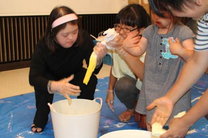 翔子さんもワークショップに挑戦