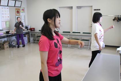 三条市総合福祉会館で毎週日曜に行っているレッスン