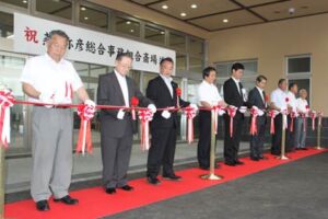 燕・弥彦総合事務組合の新斎場が完成して竣工式と見学会、見学会には185人が来場