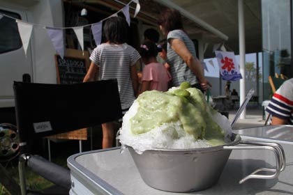なんとエダマメのかき氷