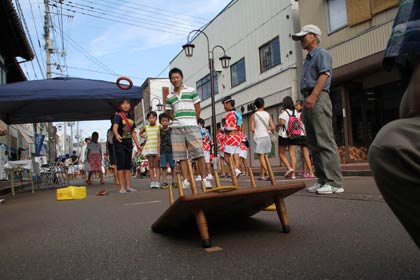 輪投げなど昭和の遊びもいっぱい