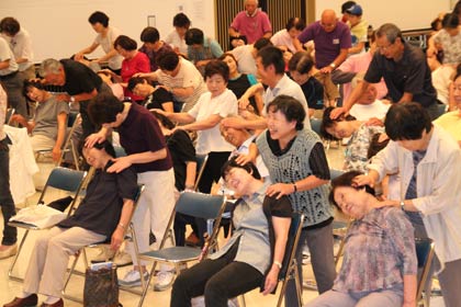 参加者には笑顔があふれる