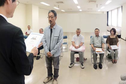 6日行われた燕市夏まつりフォトコンテストの表彰式
