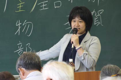 (独)国立文化財機構奈良文化研究所アソシエイトフェローの井上幸さん