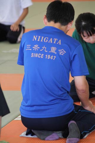 第60回大会を記念して三条九重会が作ったオリジナルTシャツ